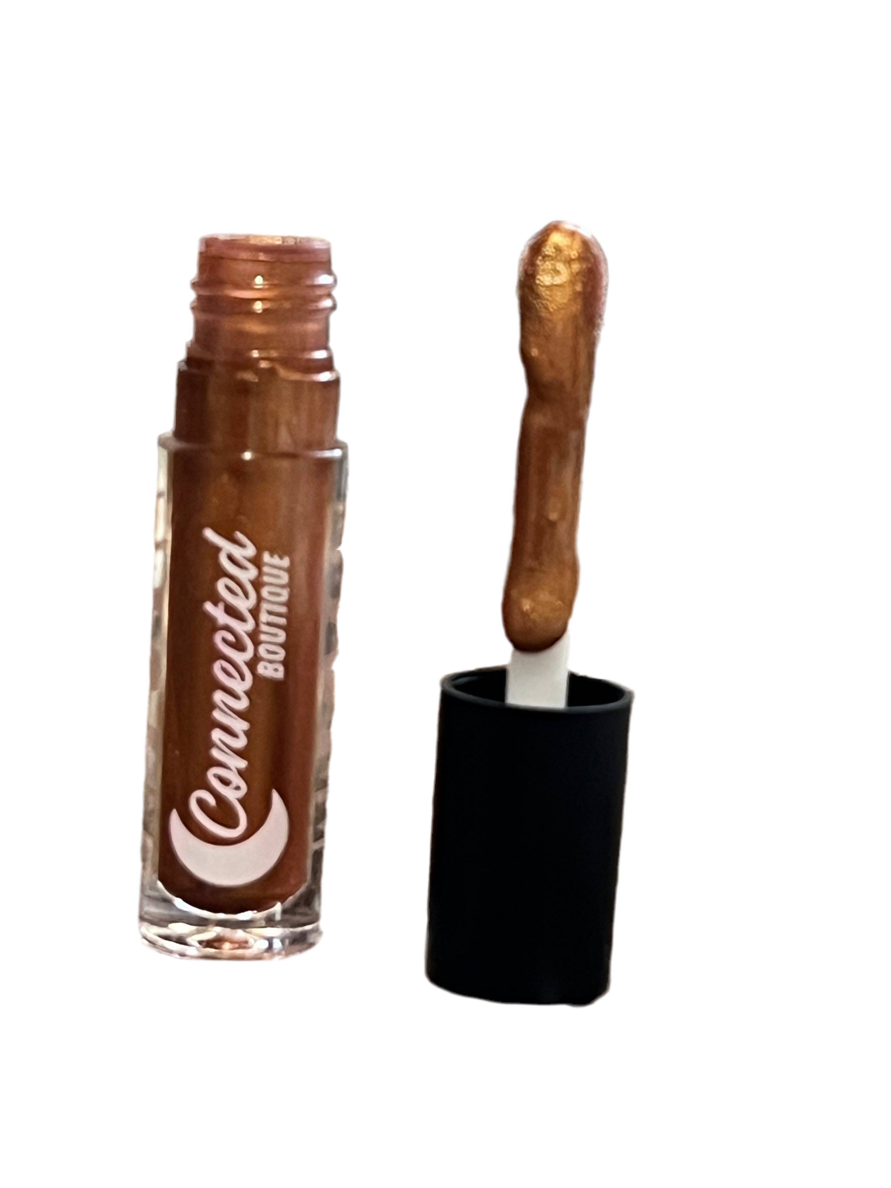 Creative - lip gloss hydrating metallic brown-2