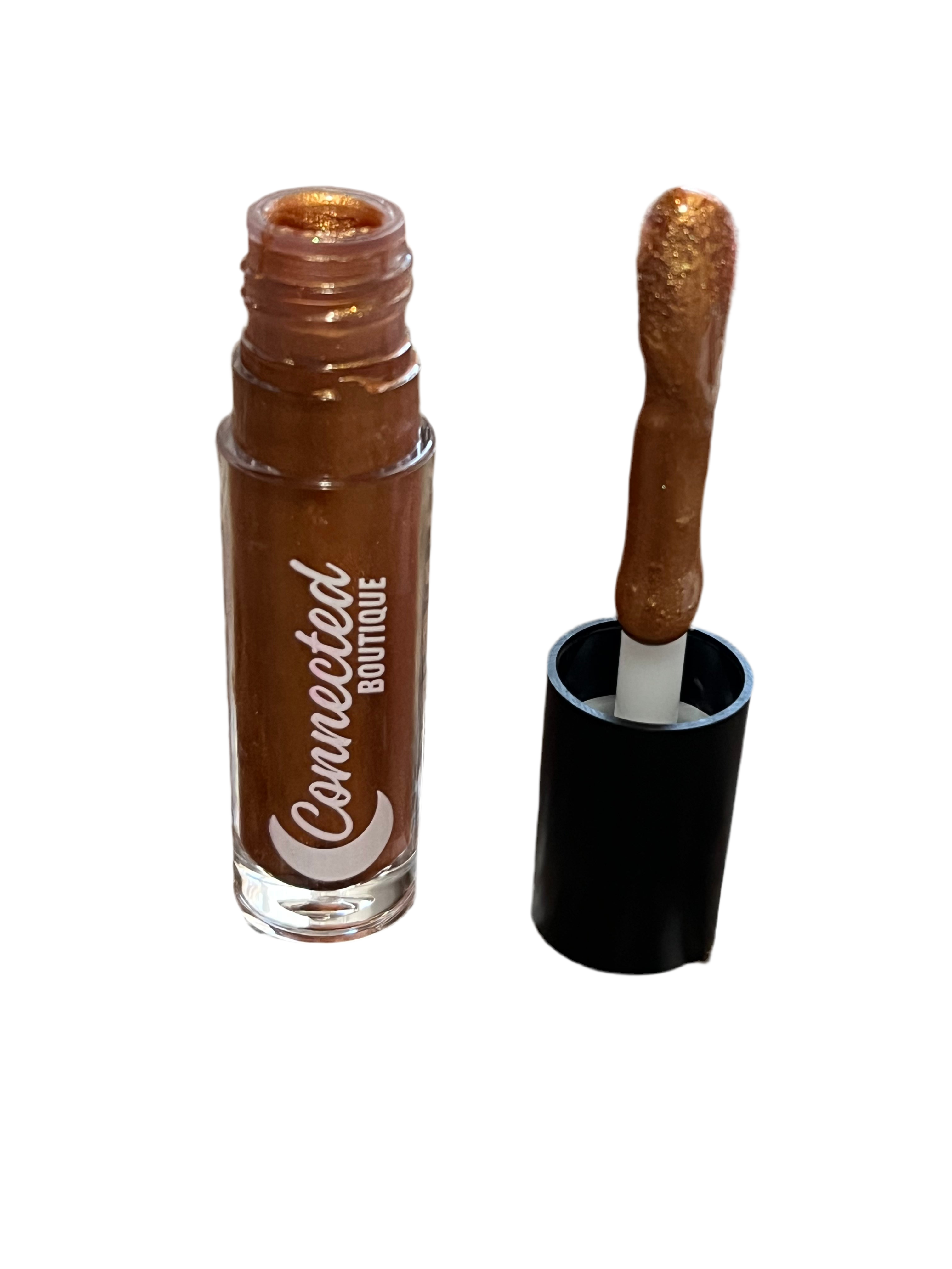 Creative - lip gloss hydrating metallic brown-4